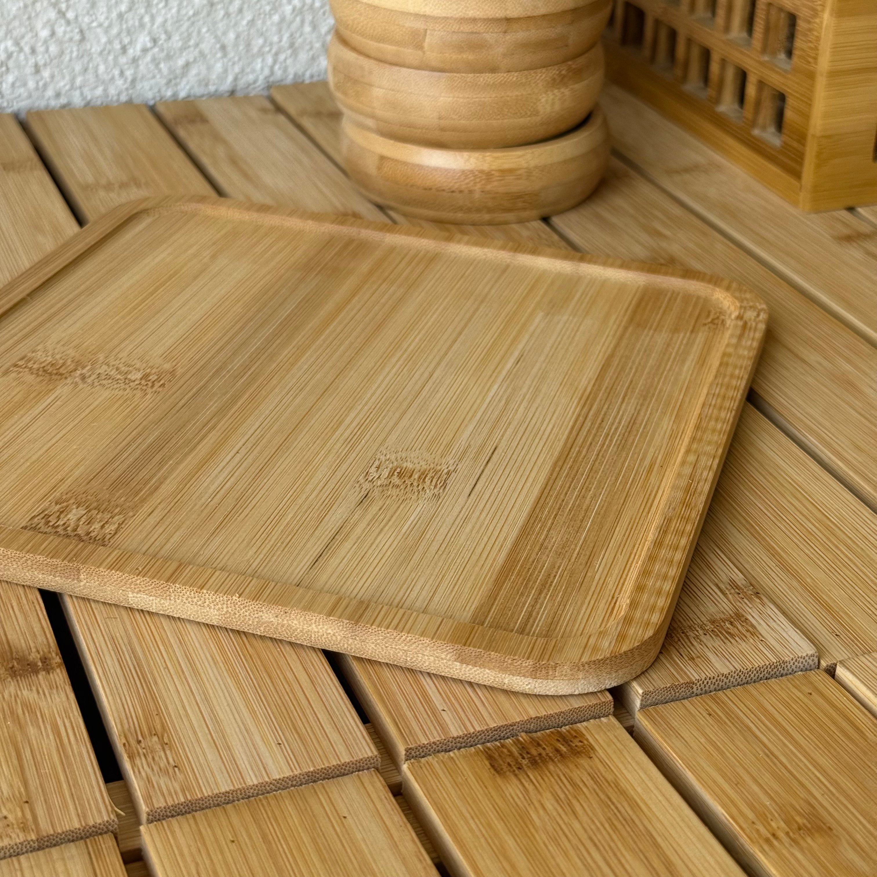Roman Yuvarlak Bambu Standlı Çerezlik Seti (KOD:9081)