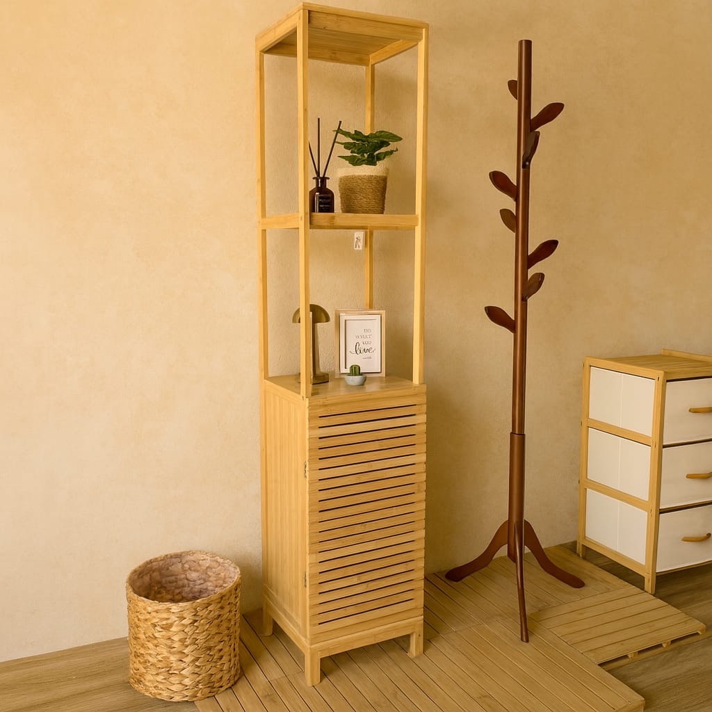 Pnl 3 Katlı Bambu Raf (KOD:10303)