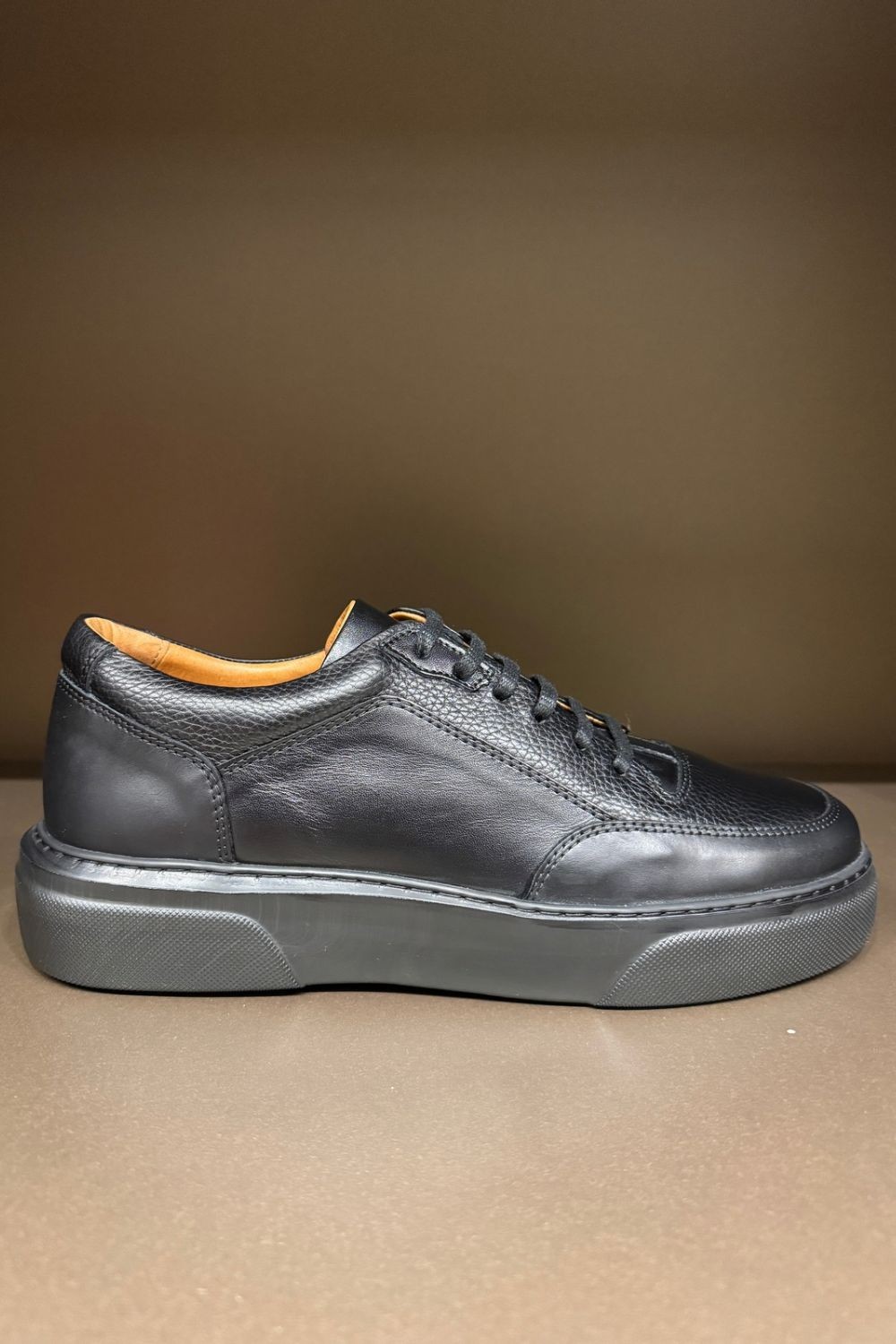 Roma Deri Sneakers LG - Siyah