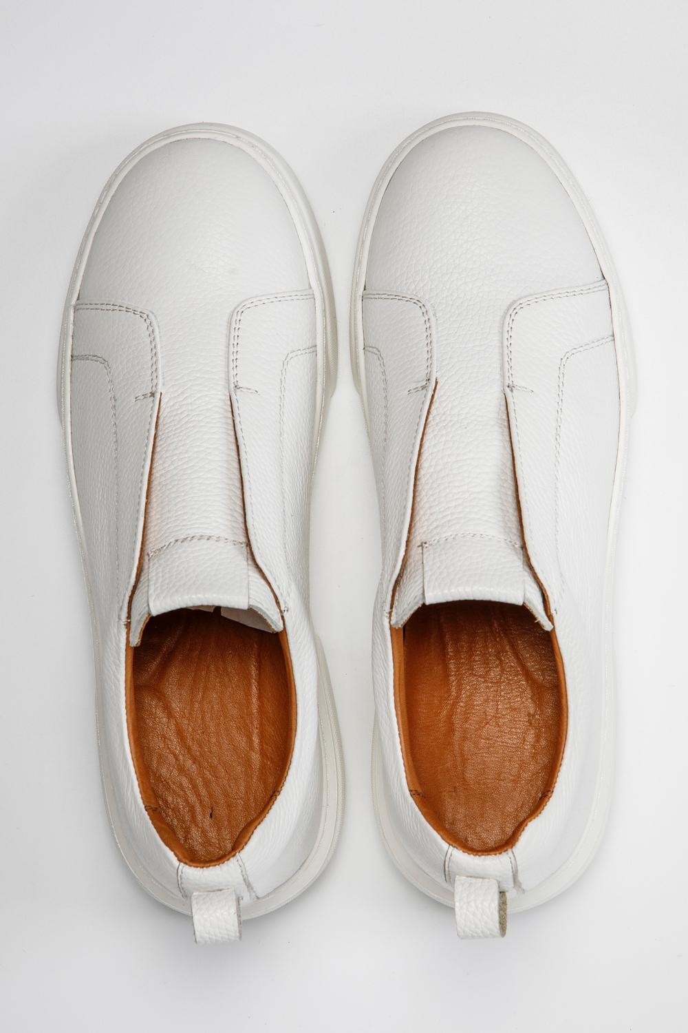 Venedik Deri Sneakers LG - Beyaz