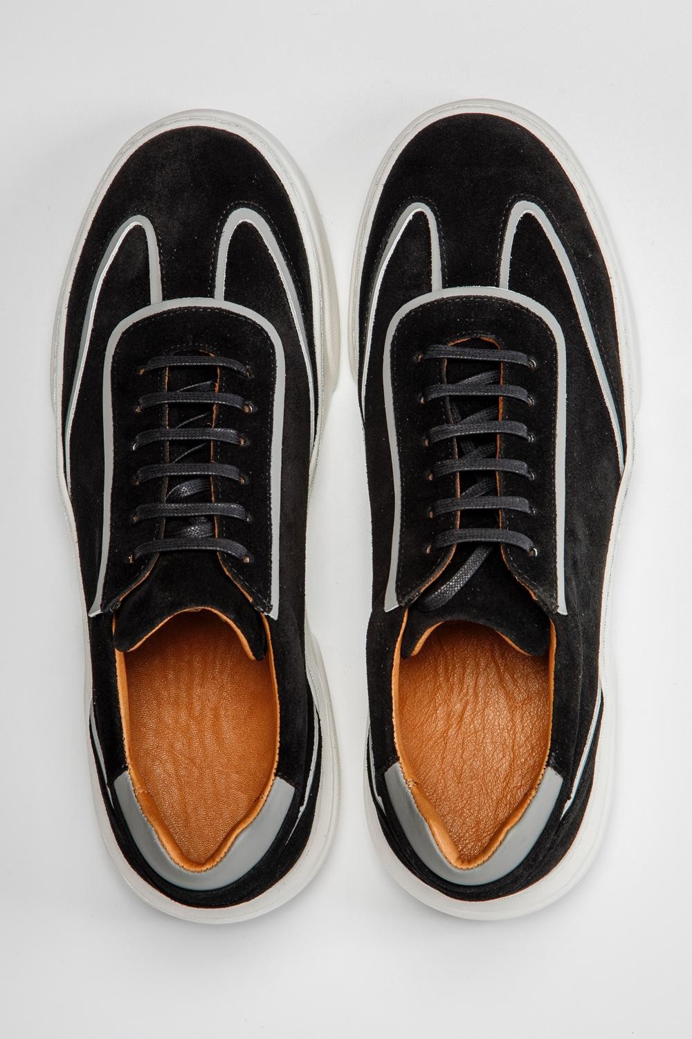 Roma Deri Sneakers LG - Siyah