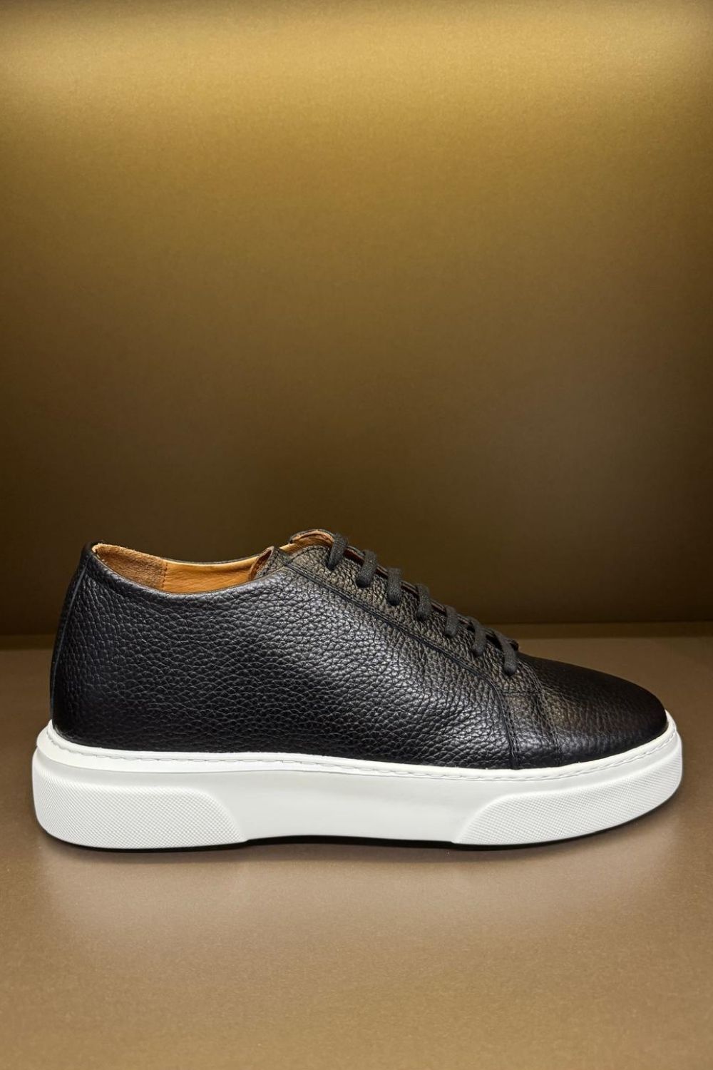 Tall Deri Sneakers LG - Siyah