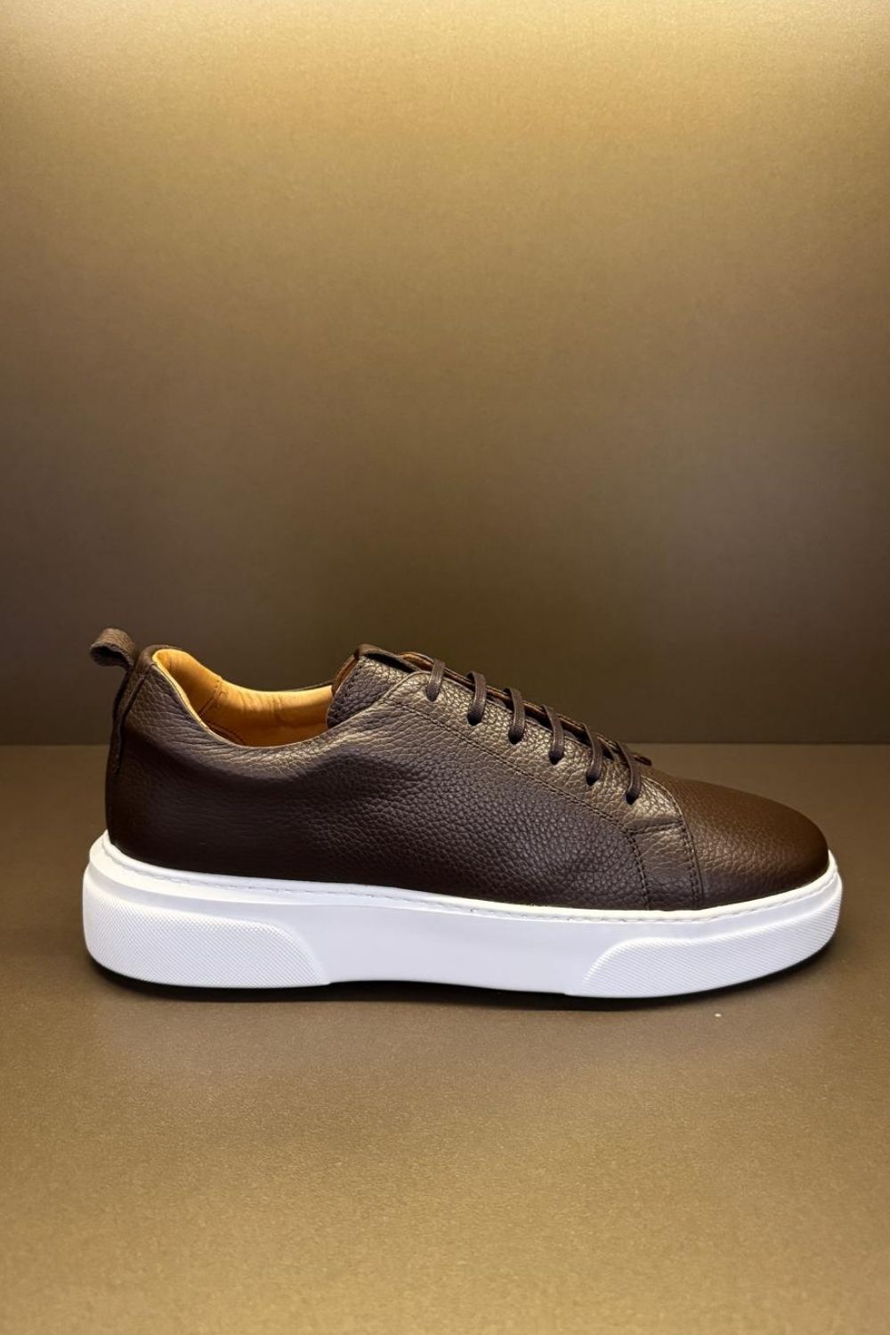 Pisa Deri Sneakers LG - kahverengi
