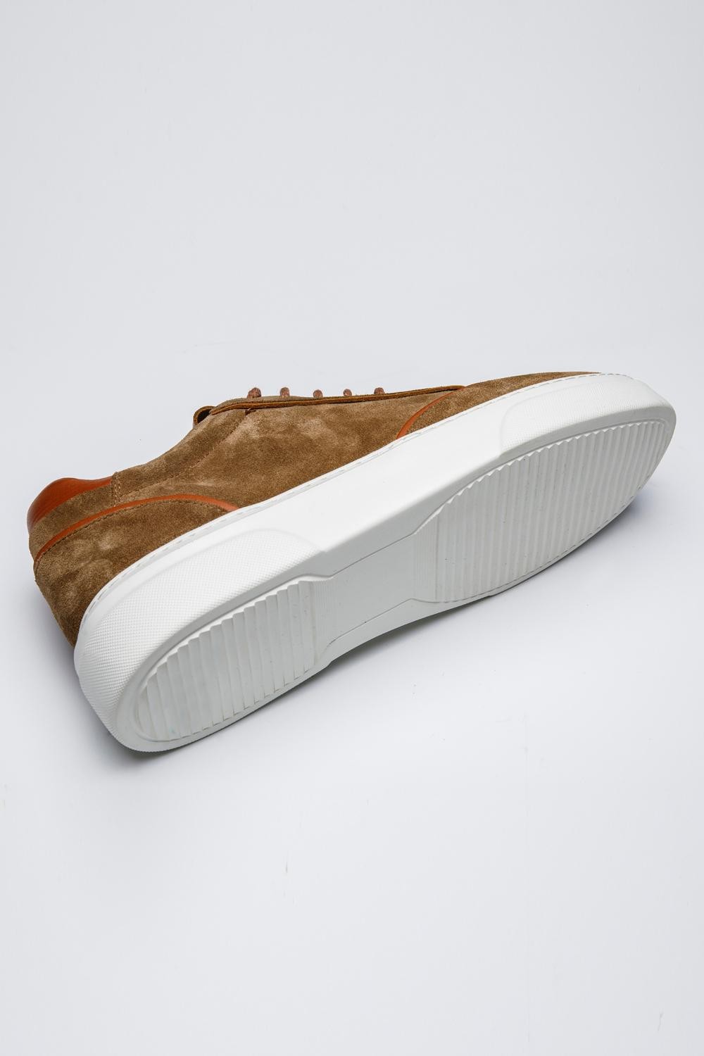 Roma Deri Sneakers LG - Kahverengi