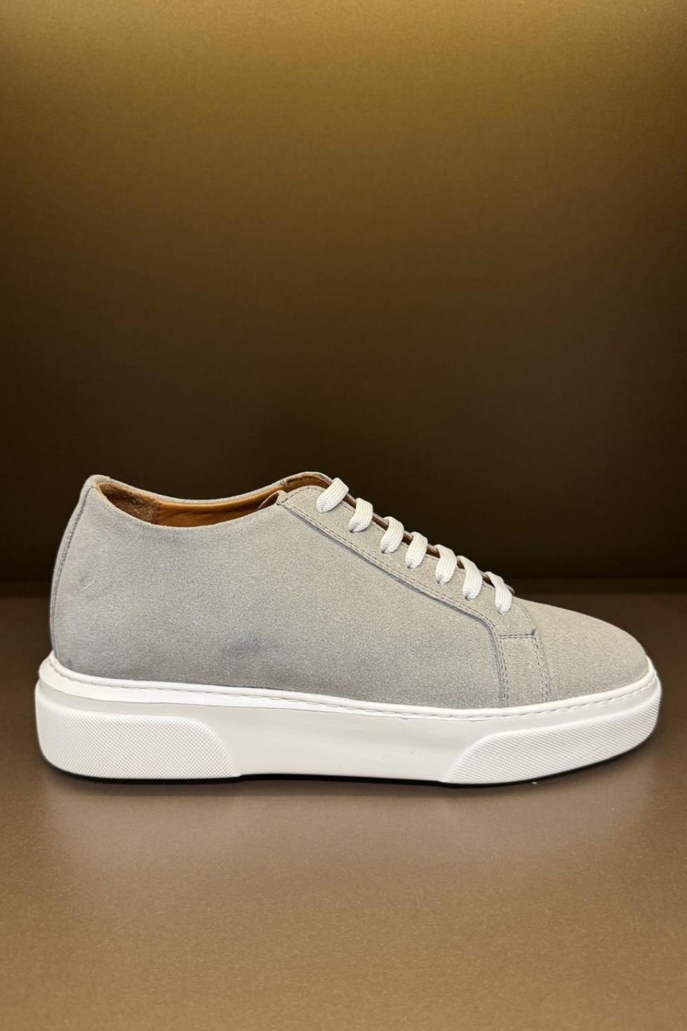 Tall Süet Deri Sneakers LG - Gri