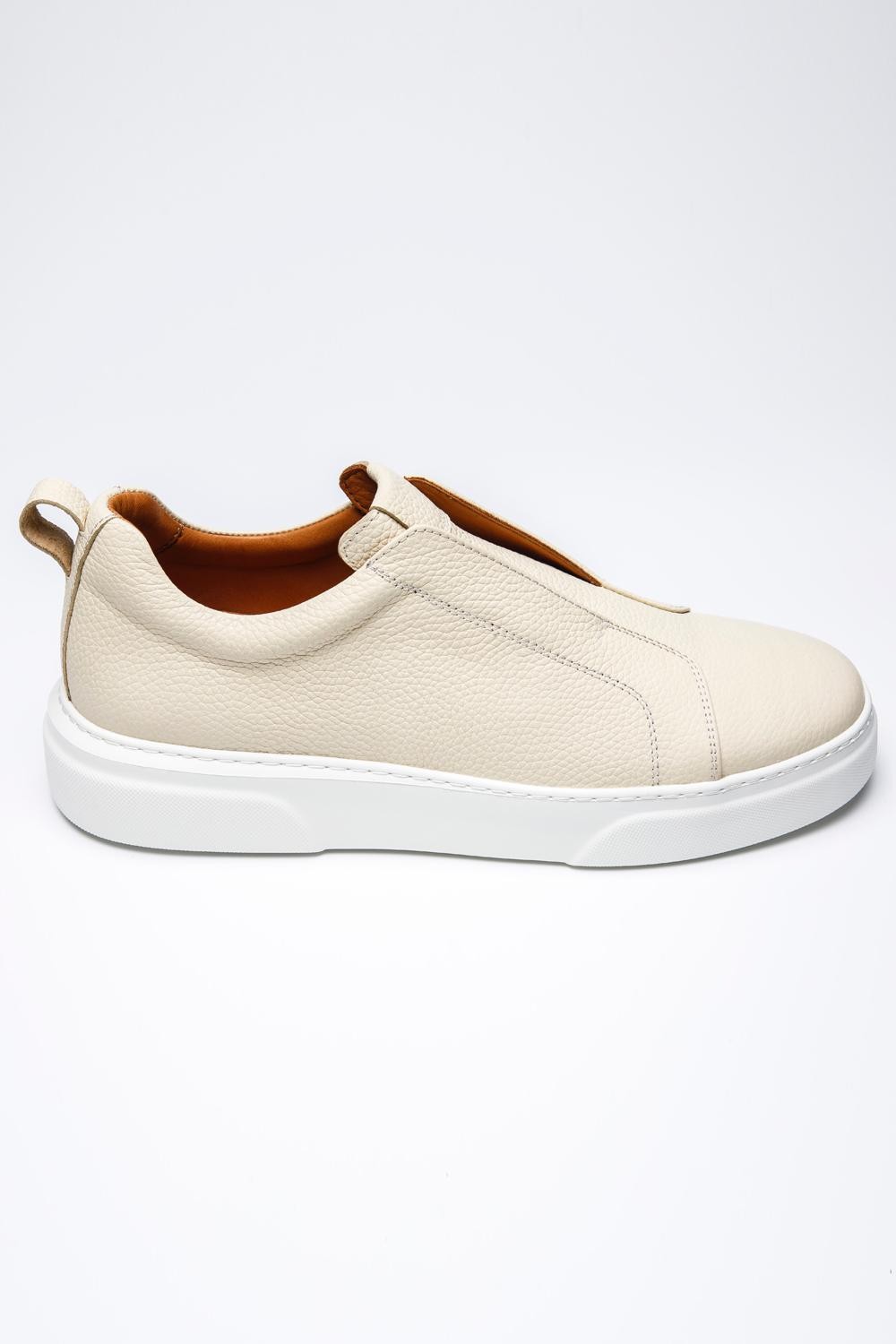 Venedik Deri Sneakers LG - krem