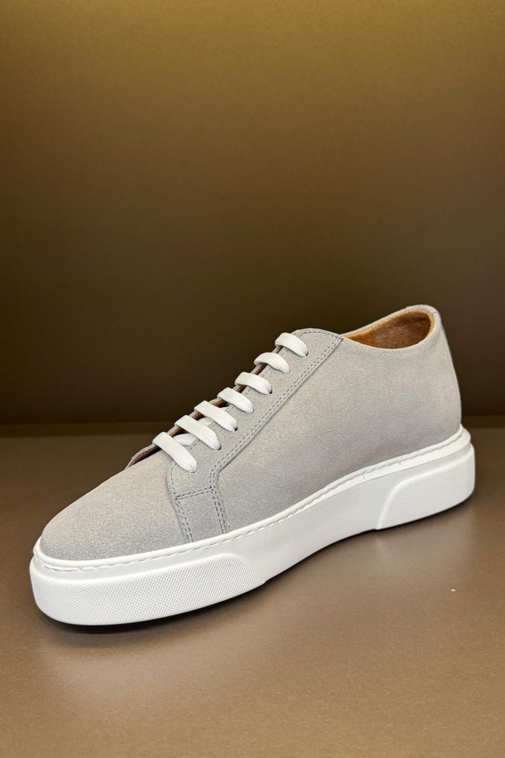 Tall Süet Deri Sneakers LG - Gri