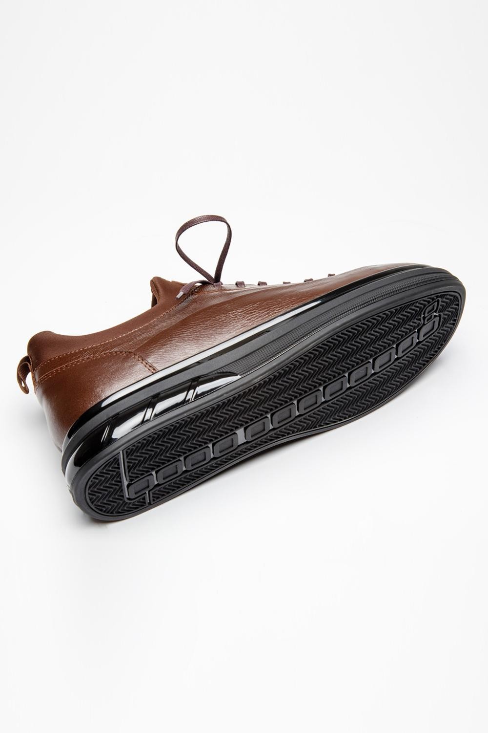 Napoli Deri Sneakers LG - Kahverengi