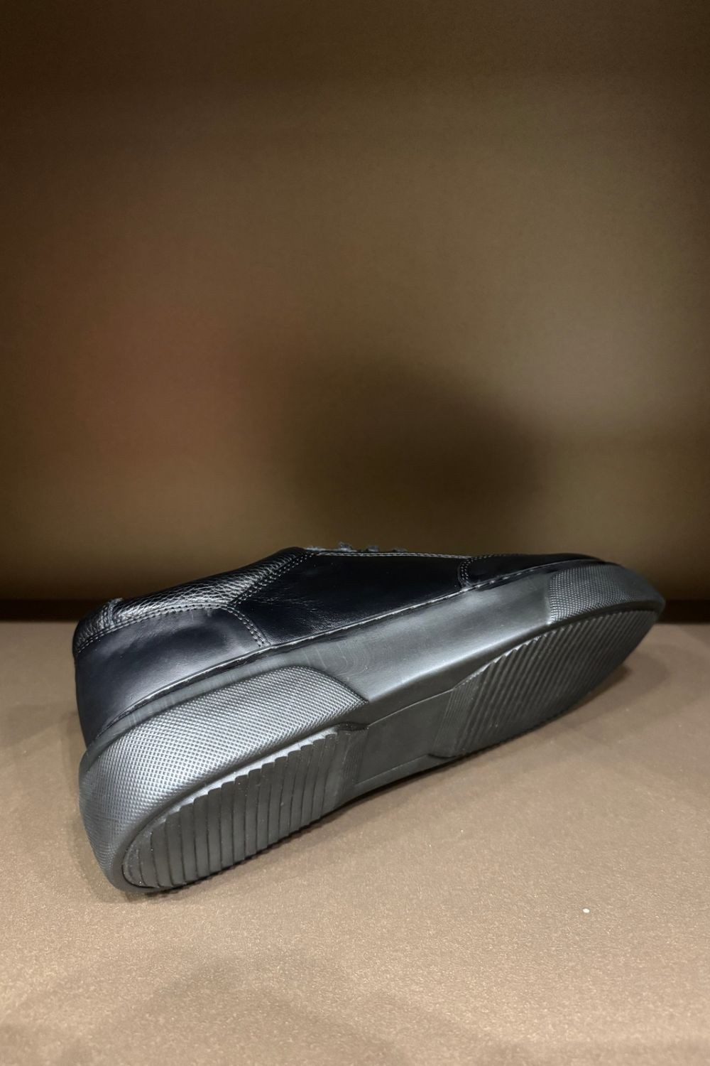 Roma Deri Sneakers LG - Siyah