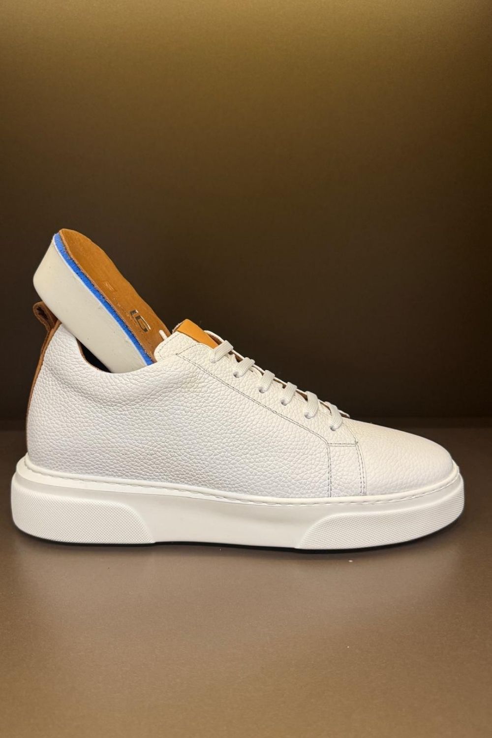 Tall Deri Sneakers LG - Beyaz