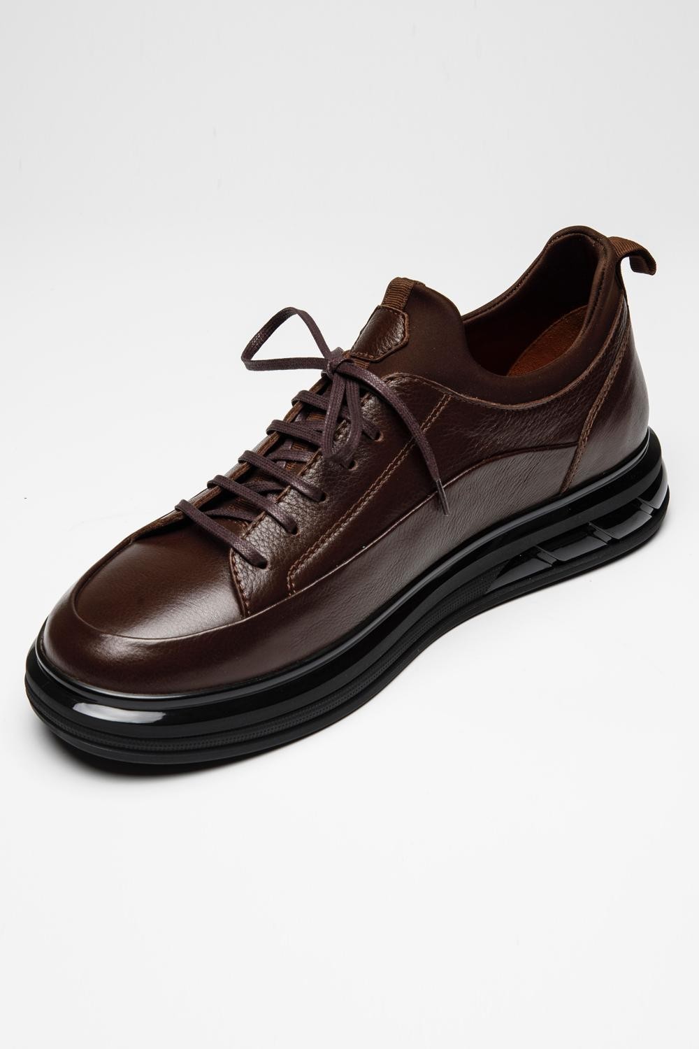 Napoli Deri Sneakers LG - Kahverengi