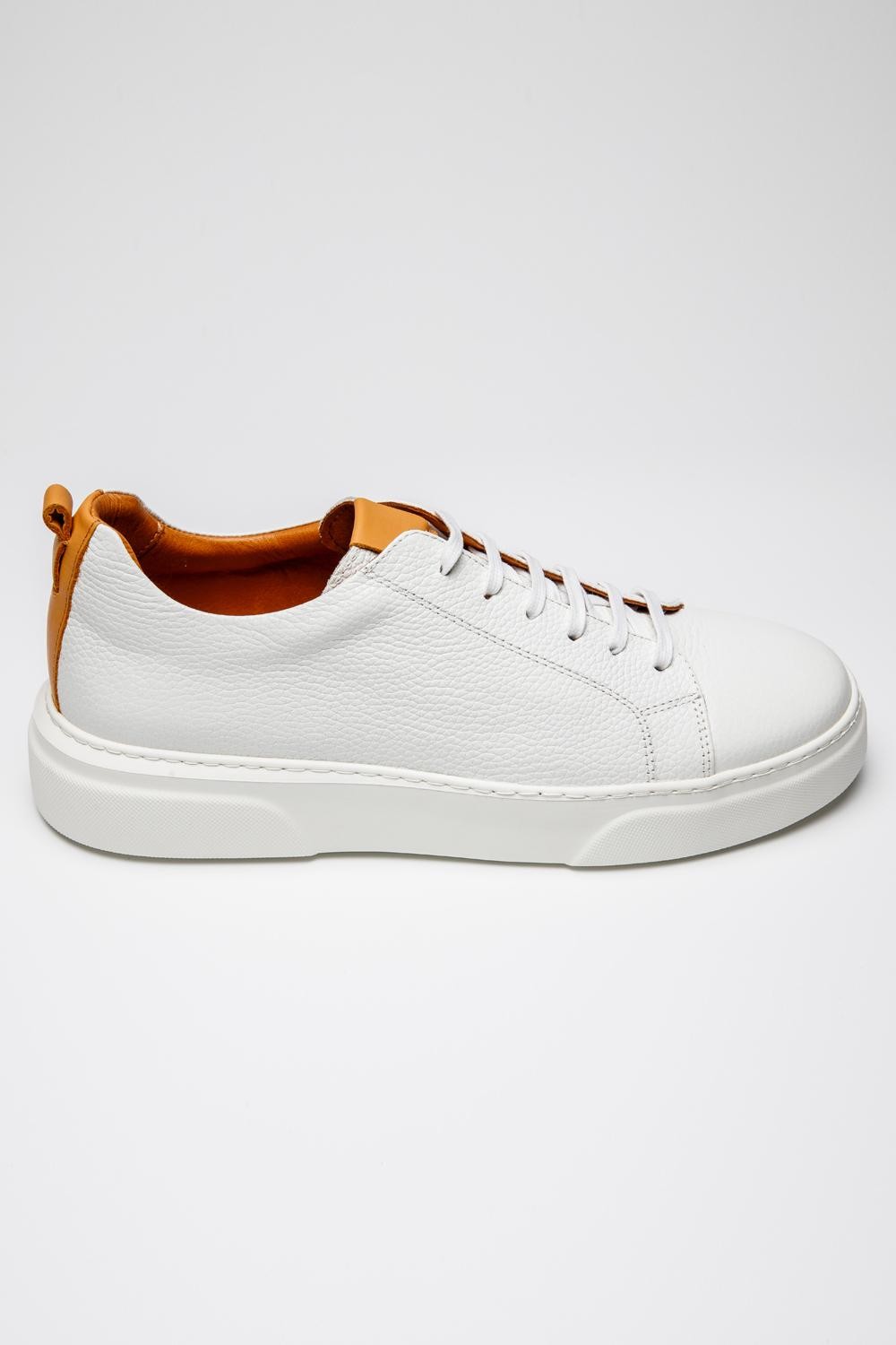 Pisa Deri Sneakers LG - Beyaz