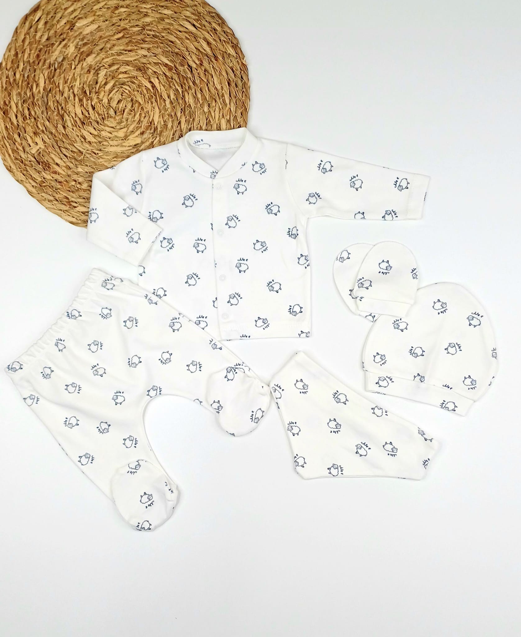 Unisex 5 Parça Hastane Çıkışı