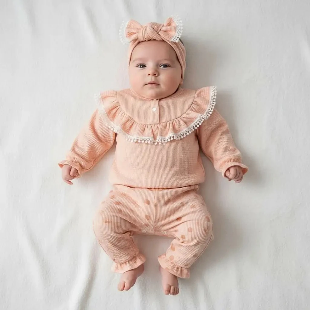 Güpürlü 3 Lü Kız Takım