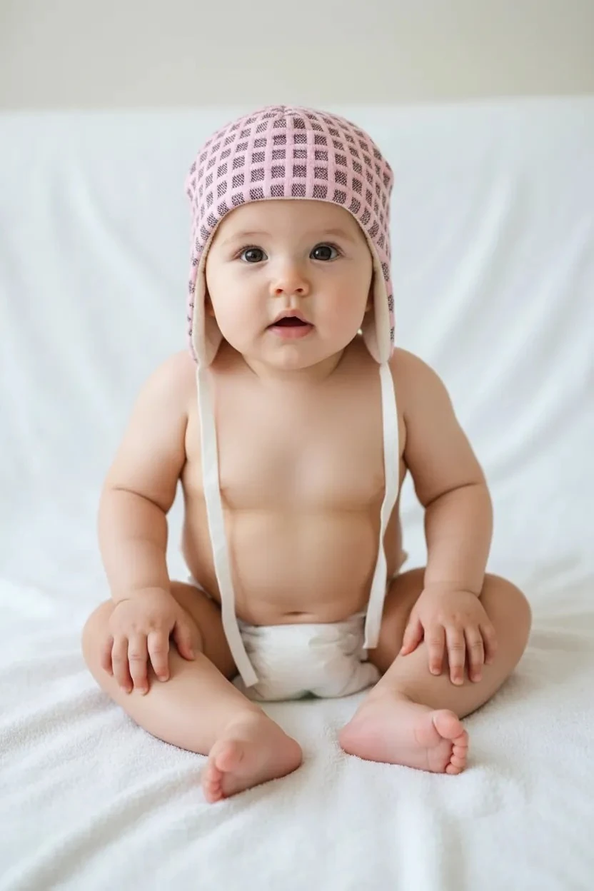 Şapka & Bere - Pembe&Siyah