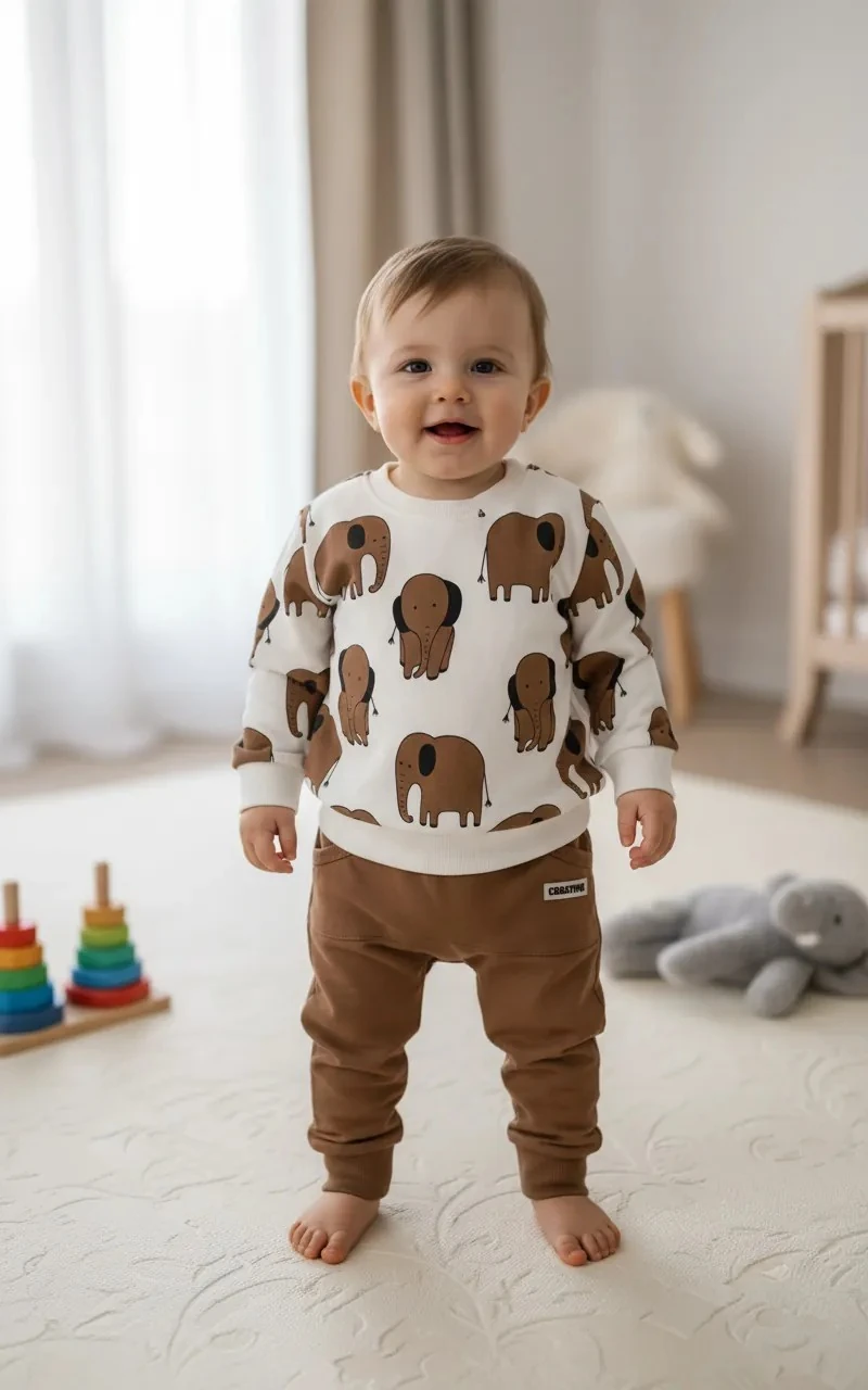 Fil Baskılı 2 Li Takım