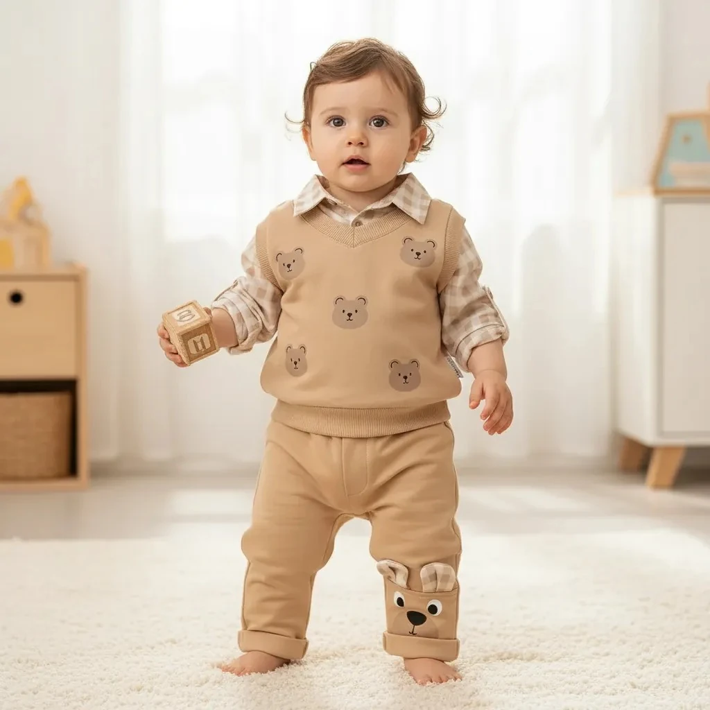 Gömlek Detaylı 2 Li Takım