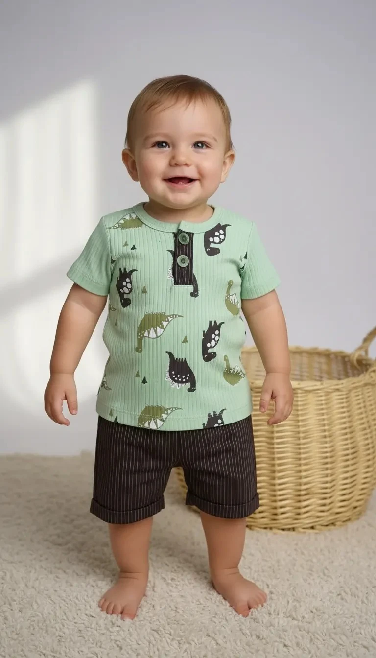 Dinazor Baskılı 2 Li Takım