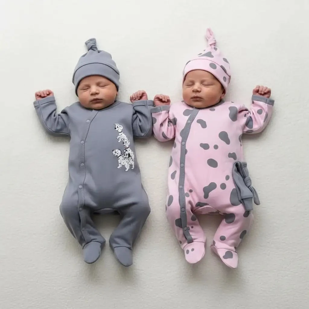 4 lü Kız Bebek Tulum Seti