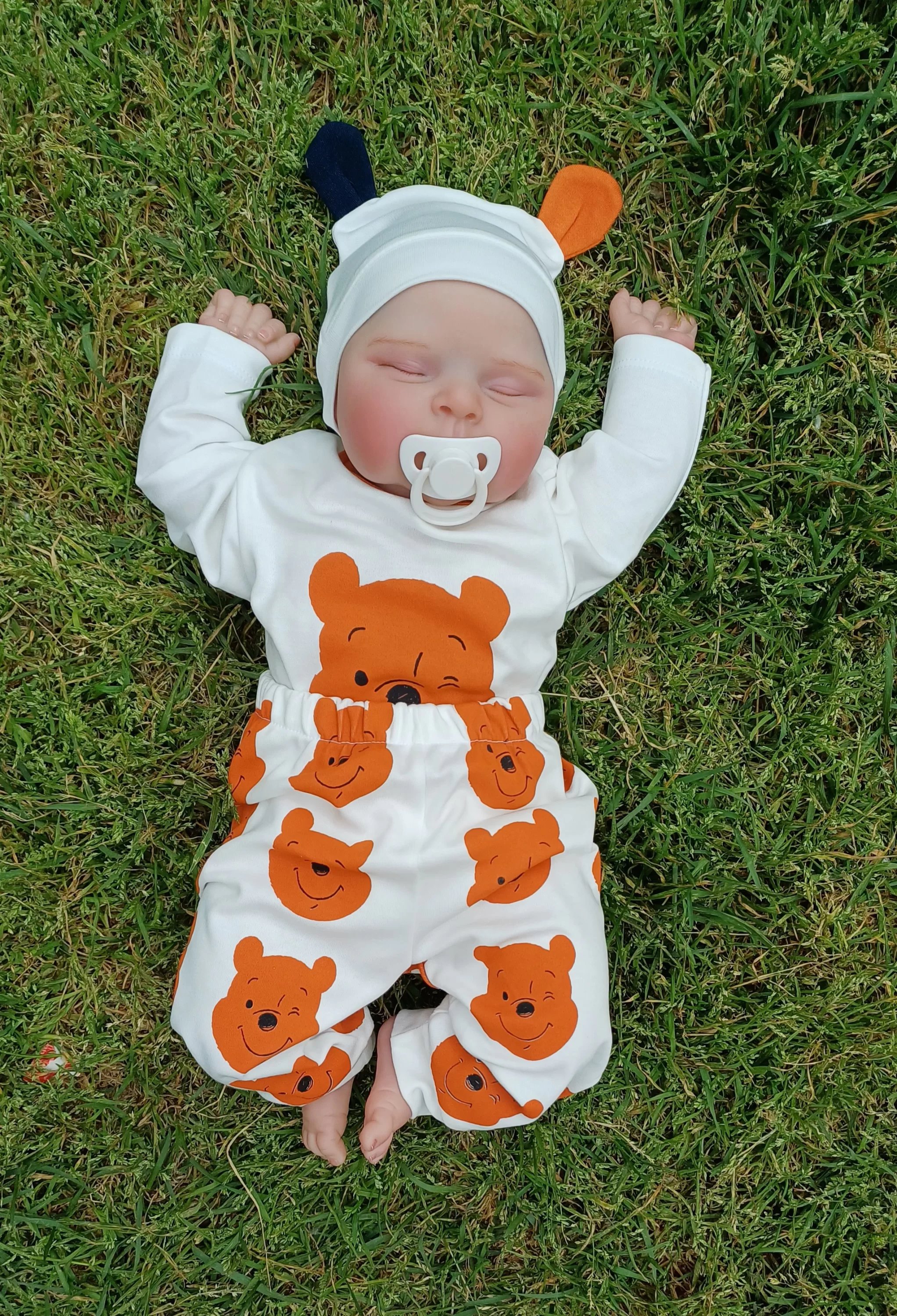 Unisex Winnie The Pooh Baskılı 3 Parça Takım