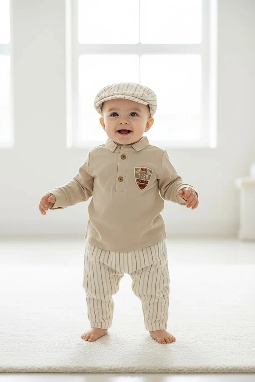 Kasketli 3 lü Takım