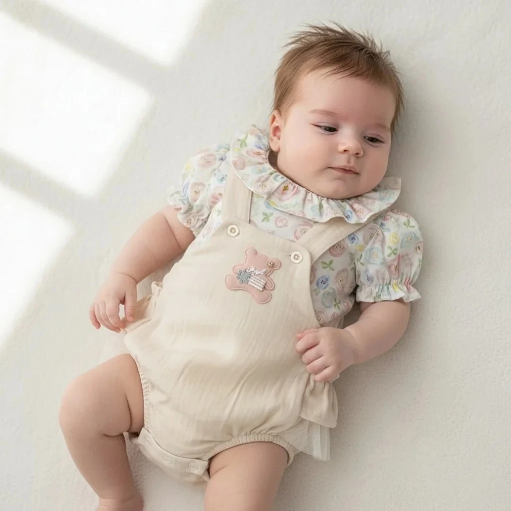 Çiçekli Tulum Seti