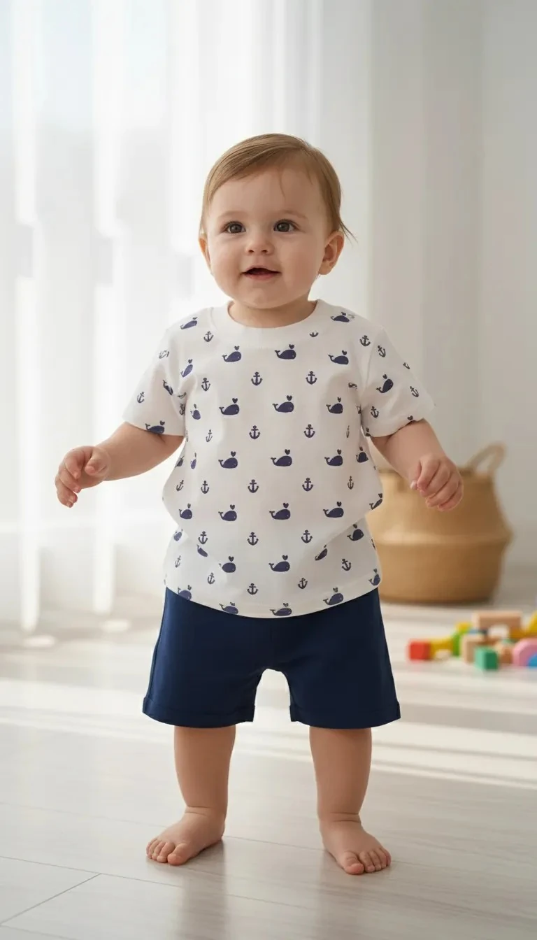 Balina Desenli 2 Li Takım