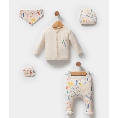 Unisex 5 Parça Hastane Çıkışı