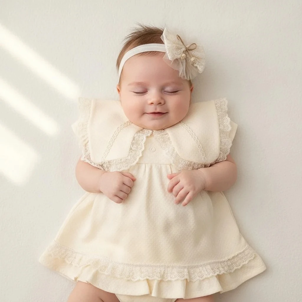 Güpürlü Bandanalı  Elbise