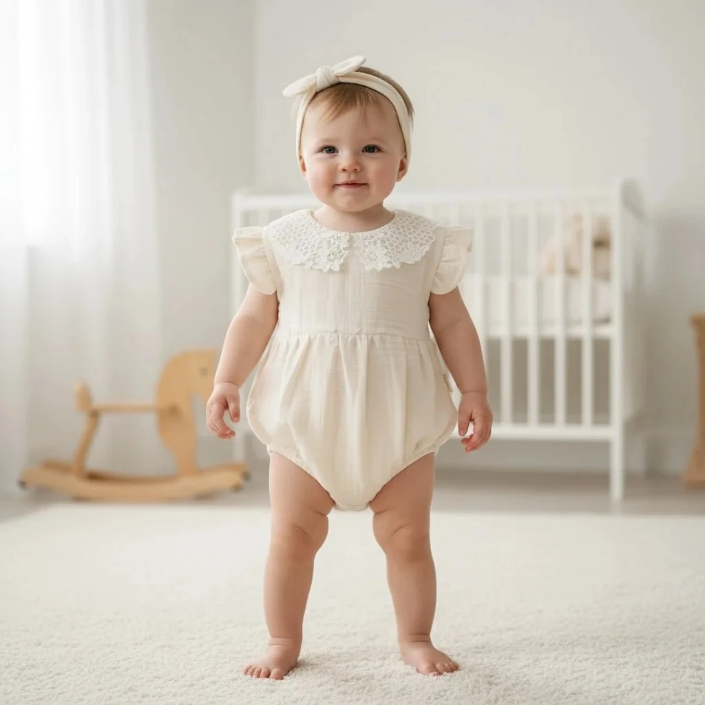 Dantel Yaka Müslin Tulum