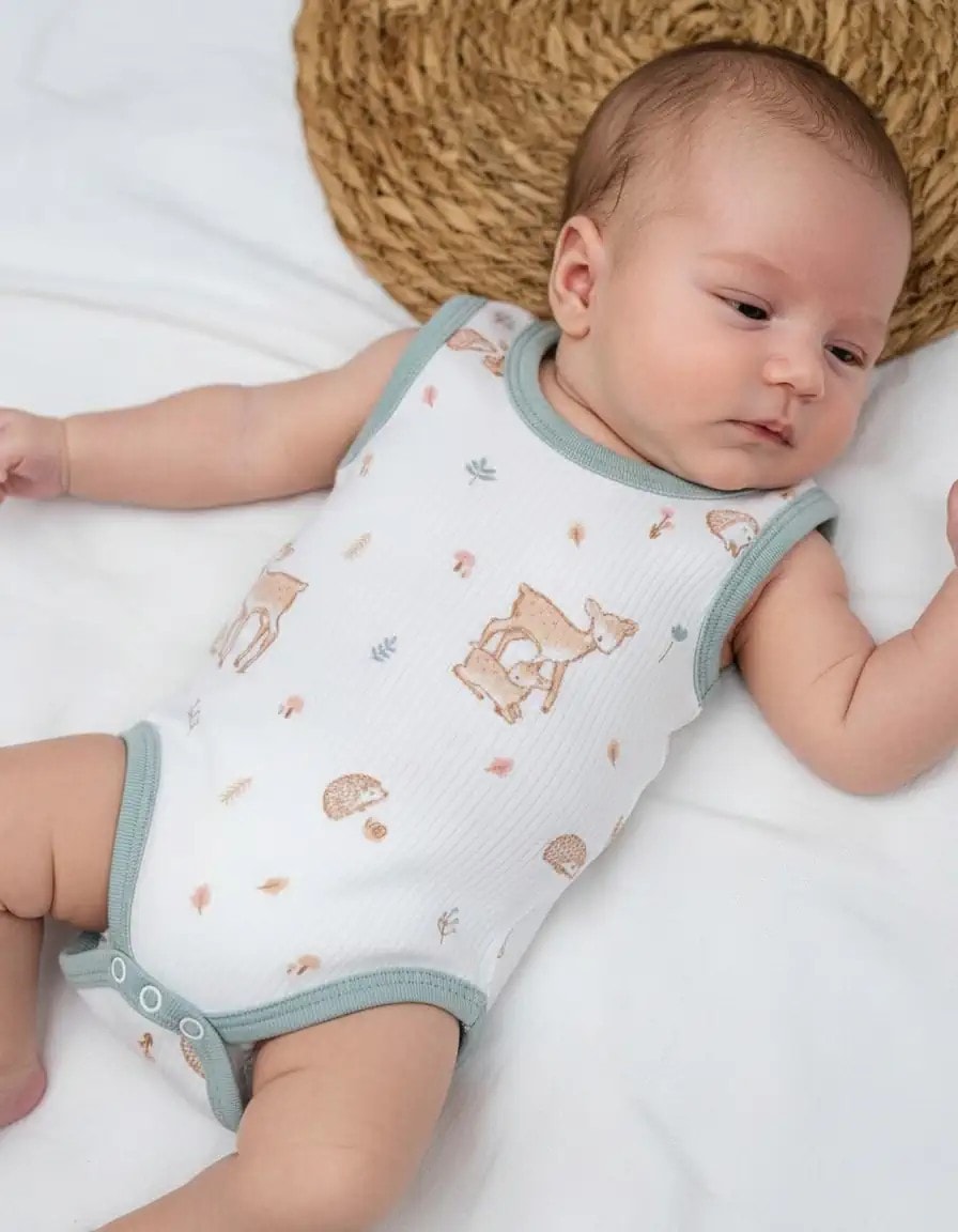 Unisex Çıtçıtlı Body