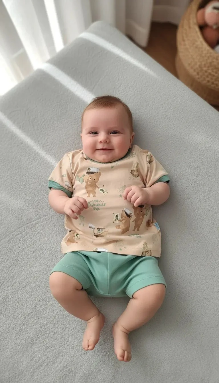 Ayıcık Baskılı 2 Li Şortlu Takım