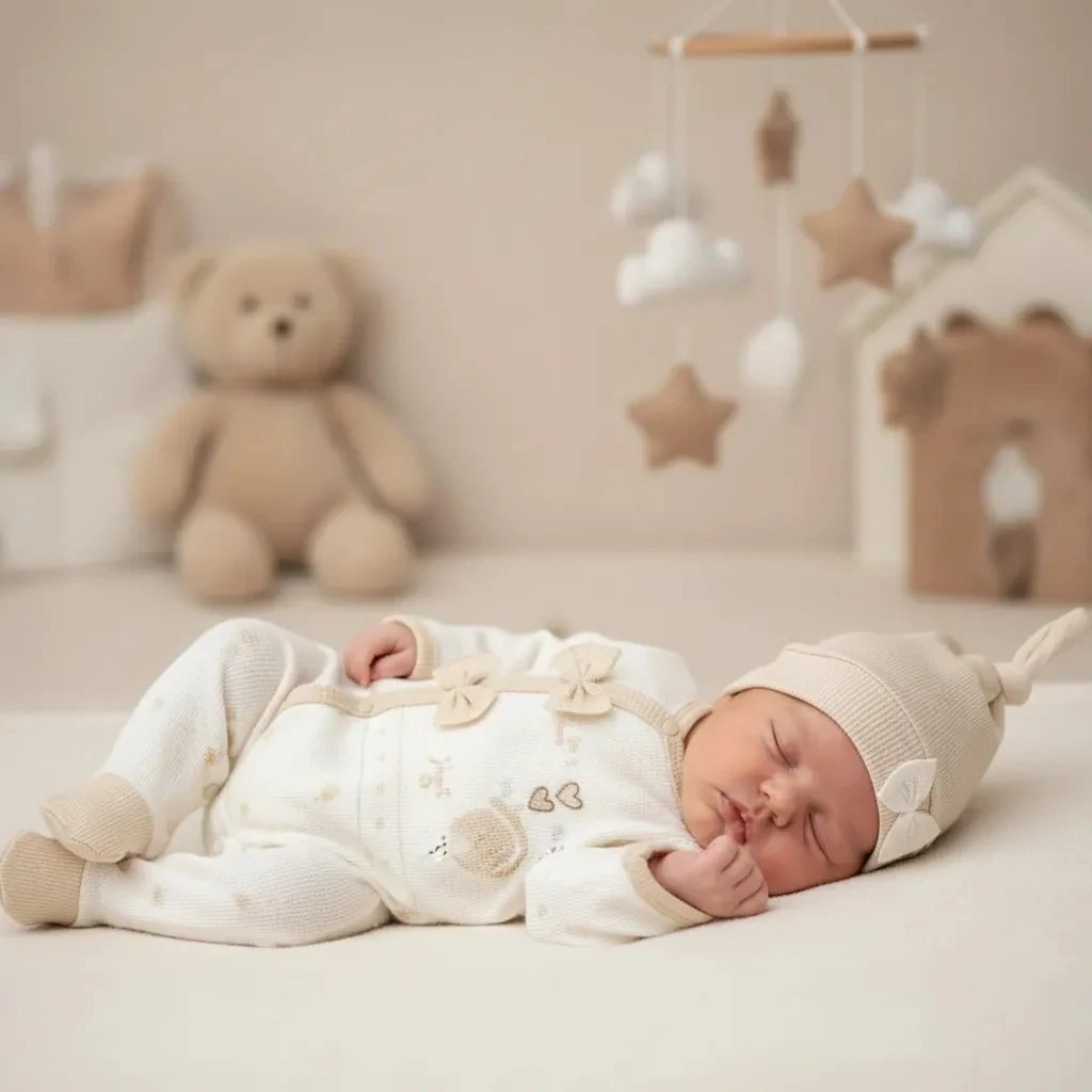 Fiyonklu Bebek Tulum Seti