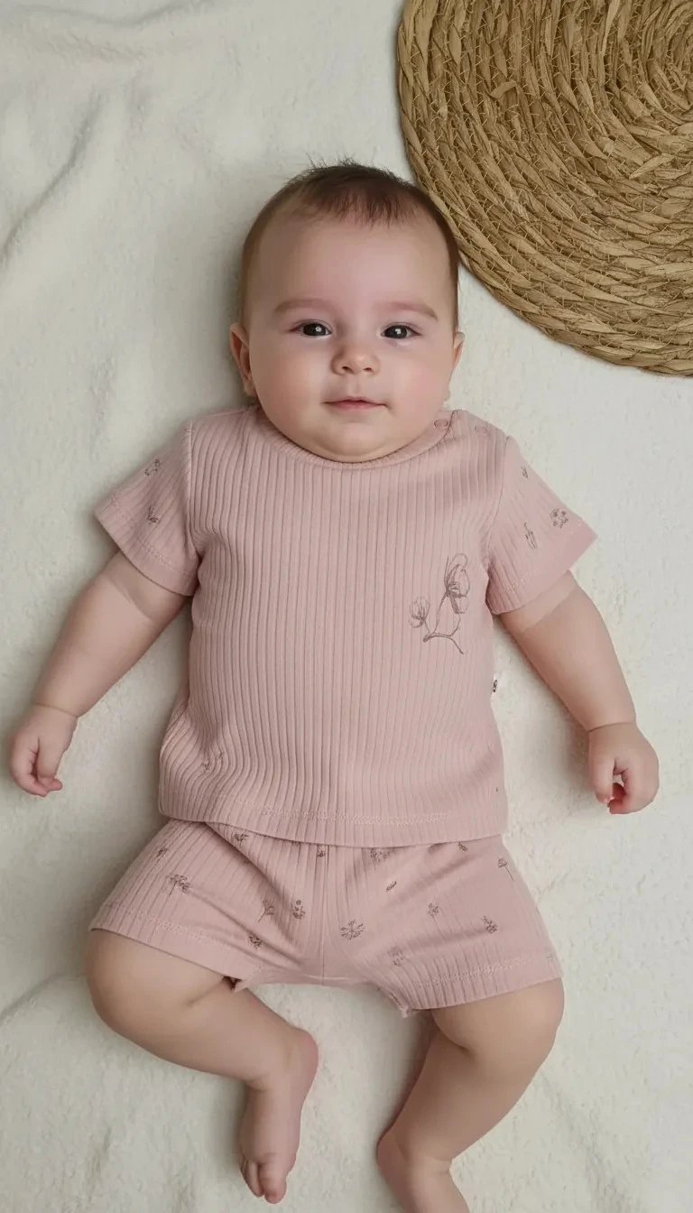 Gül Baskılı 2 Li Şortlu Takım