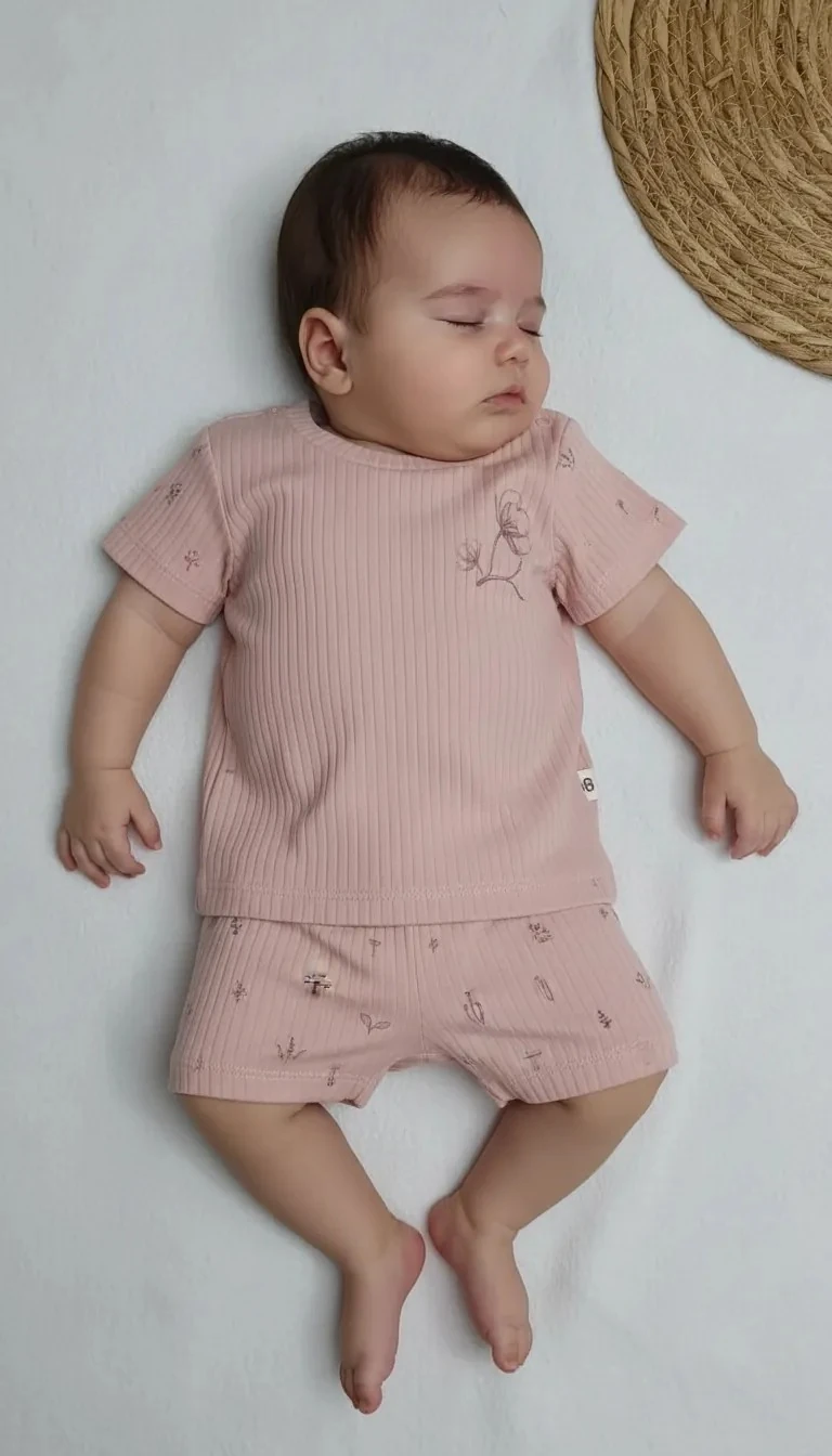 Gül Baskılı 2 Li Şortlu Takım