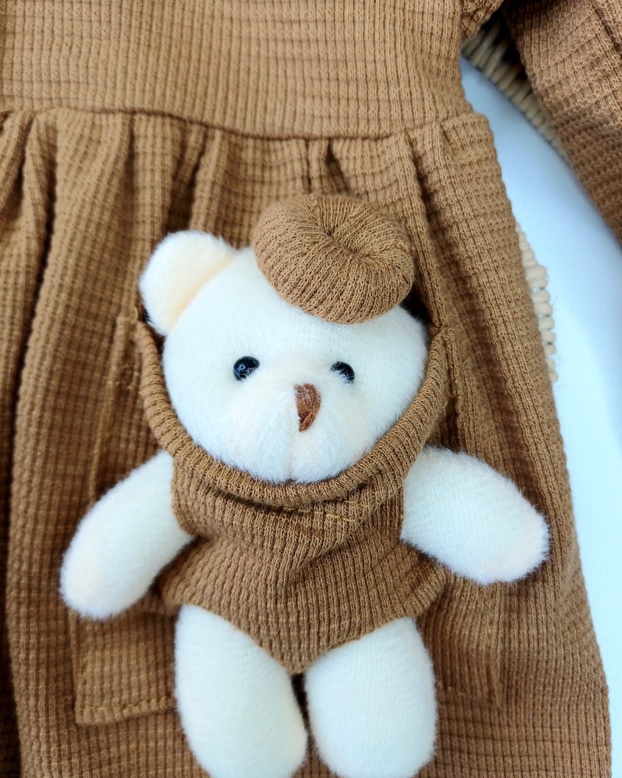 Boneli Oyuncak Ayıcıklı Elbise