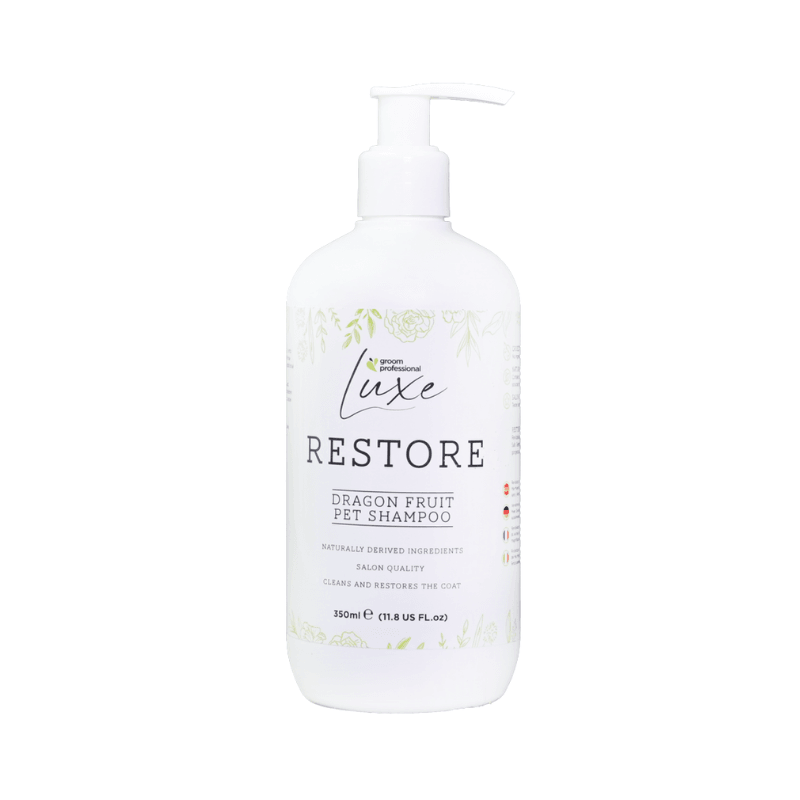 Groom Professional Luxe Ejder Meyveli Tüy Onarıcı Köpek Şampuanı 350 mL 1:30 Konsantre