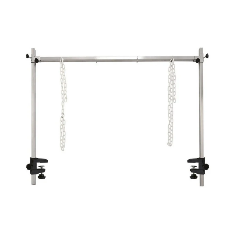 Evolutech Katlanabilir Siyah Yükseklik Ayarlı Pet Kuaför Masası (120 cm x 60 cm)