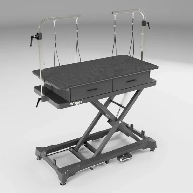 Waggz Store-Range XL Elektrikli Pet Kuaför Tıraş Masası Siyah (132cm x 66cm)