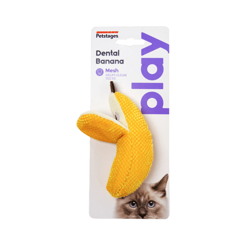 Petstages Dental Banana Ağız Bakım Kedi Oyuncağı