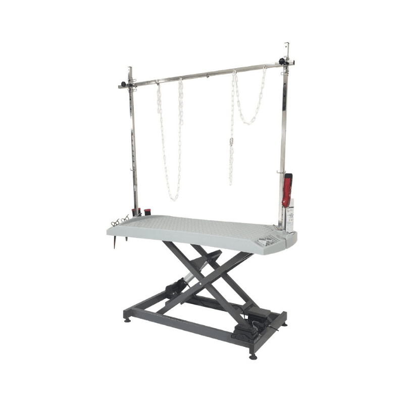 Evolutech Elektrik Motorlu Pet Kuaför Masası Gri (130 cm x 60 cm)