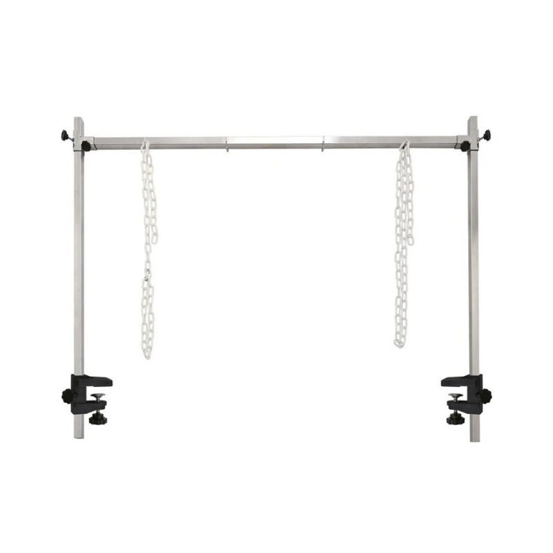 Evolutech Katlanabilir Mavi Yükseklik Ayarlı Pet Kuaför Masası (120 cm x 60 cm)