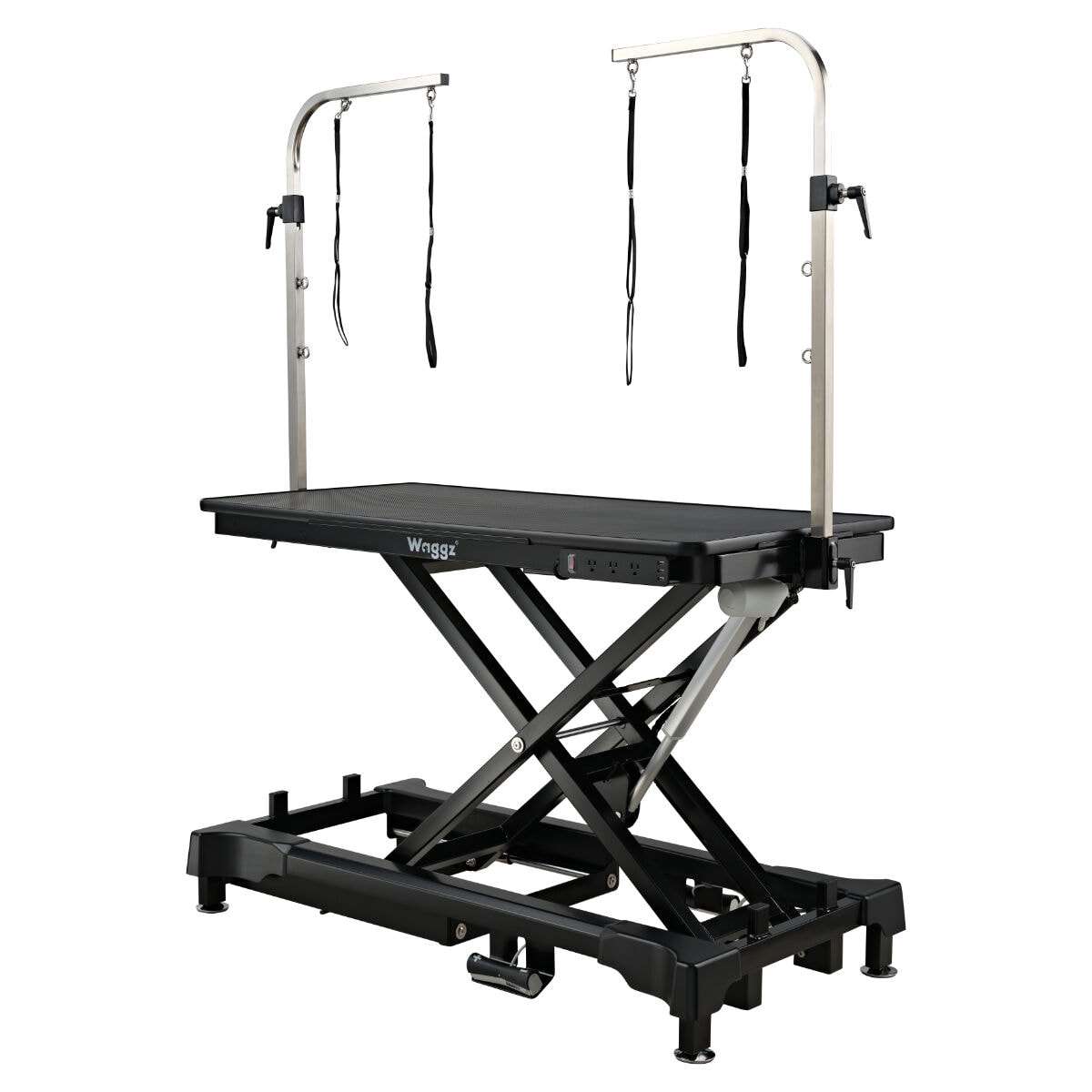 Waggz Step-Low Elektrikli Pet Kuaför Tıraş Masası Siyah (127cm x 66cm)