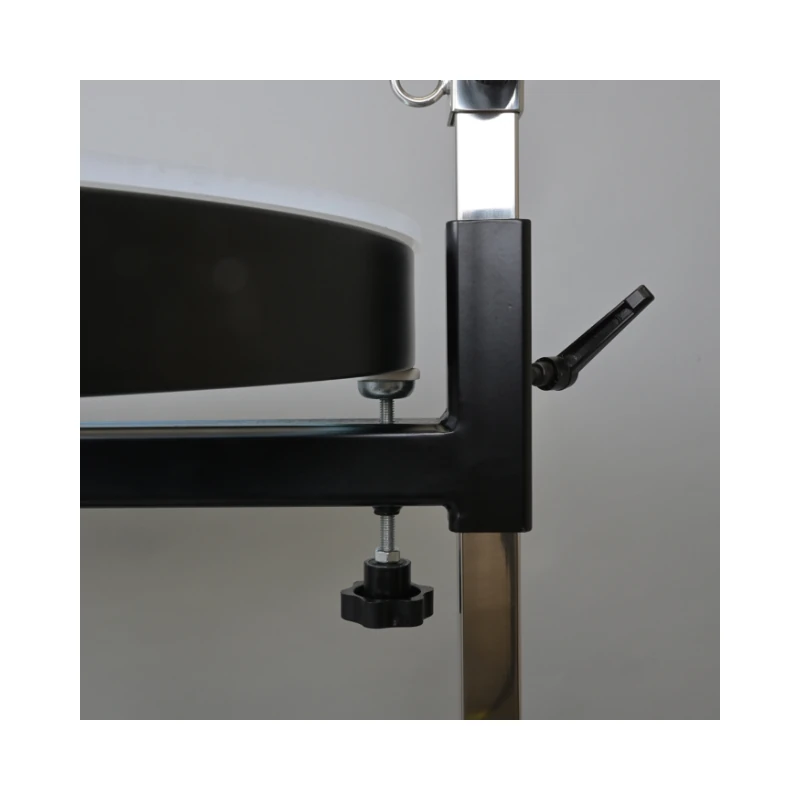 Groom-X Tournament Plus RGB Led Işıklı Elektrikli Tıraş Masası Siyah (120cm x 61cm)