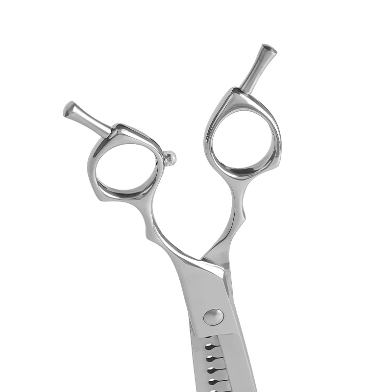 KAM 7 inç 25 Derece Kavisli Double Coat Chunker Pet Kuaför Makası