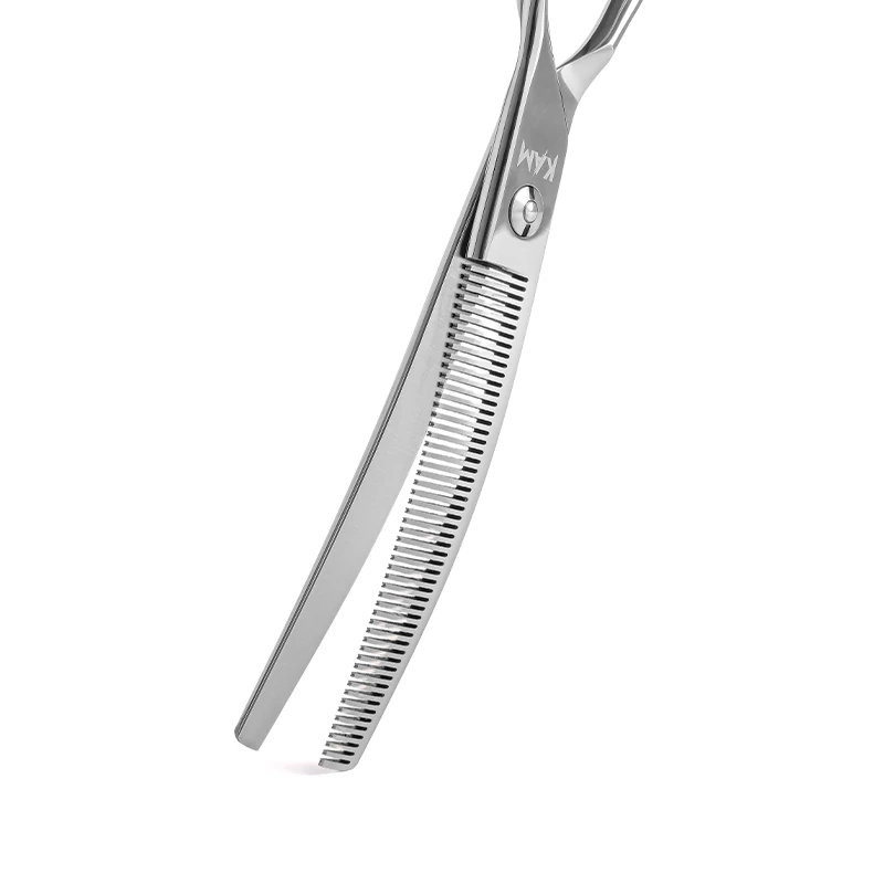 KAM 7 inç 25 Derece Klasik Kavisli Thinner Pet Kuaför Makası