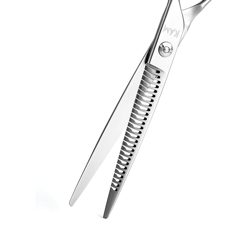 KAM 7,5 inç Düz İnce Chunker Pet Kuaför Makası