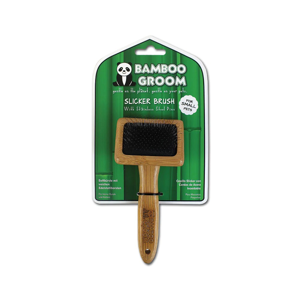 Bamboo Groom Sert Uçlu Tel Fırça Small