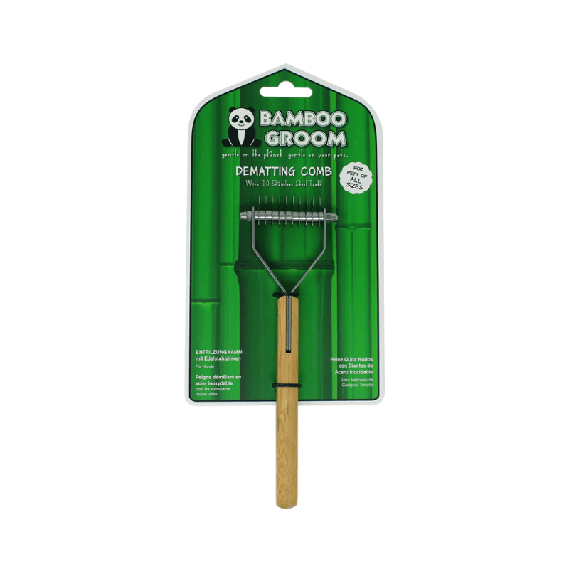 Bamboo Groom 10 Diş Kıtık Açıcı Dematting Comb Tarak