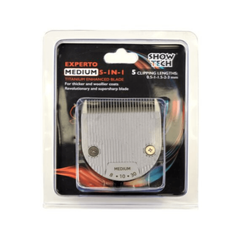 Show Tech Experto Uyumlu (0,5 mm - 3 mm) Titanium 5 Kademeli Yedek Tıraş Bıçağı